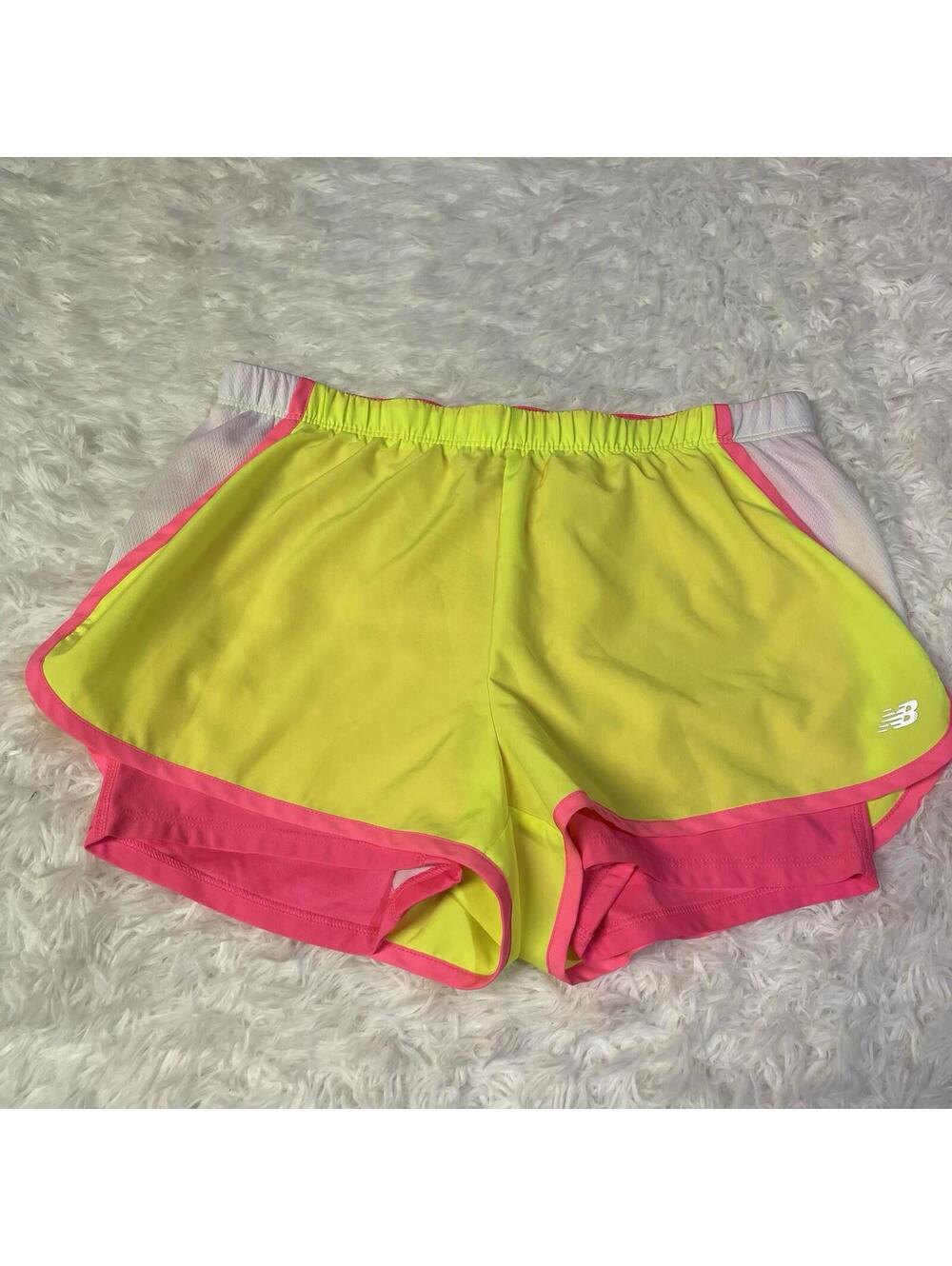 New Balance Womens 2-in-1 Running Shorts Size Medium